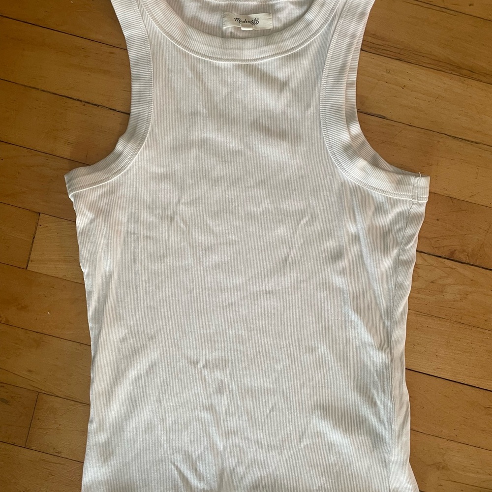 Madewell White Tank Top